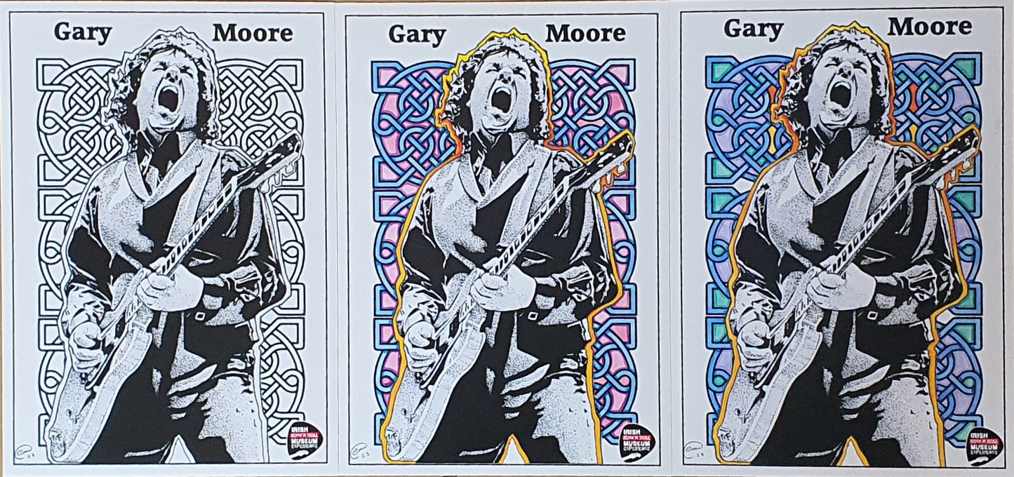 Gary Moore Postcard