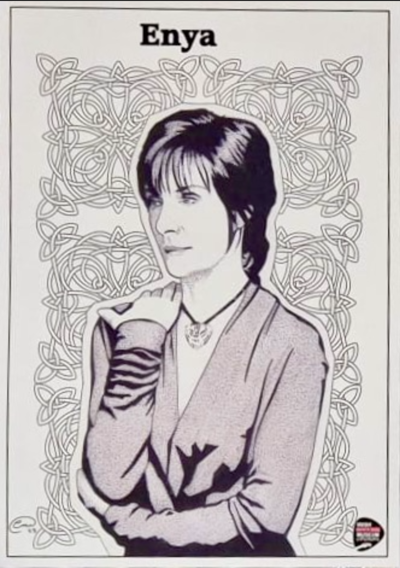 Enya Postcard