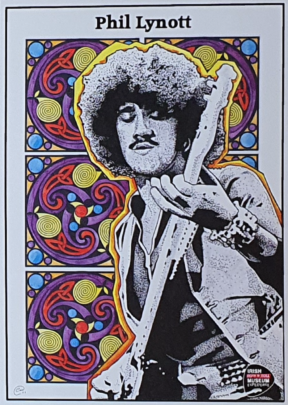 Phil Lynott Postcard
