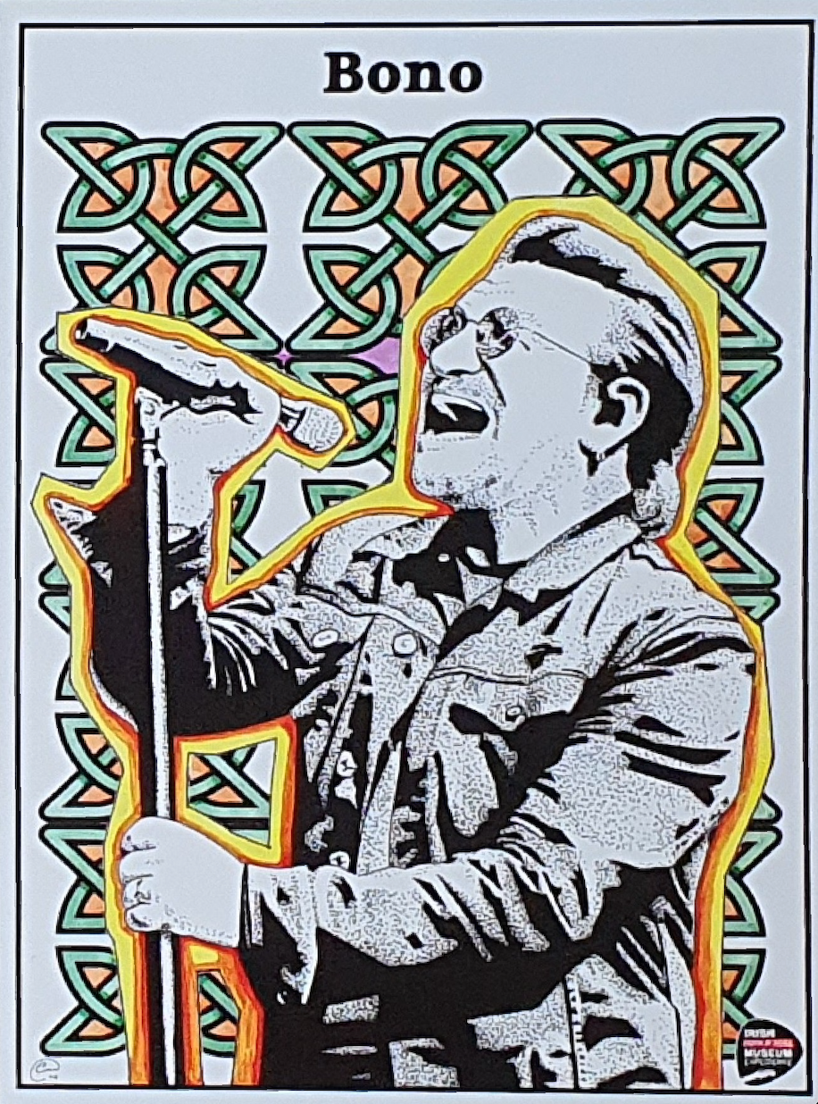 Bono Postcard