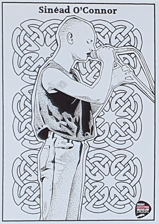 Sinead O'Connor Postcard