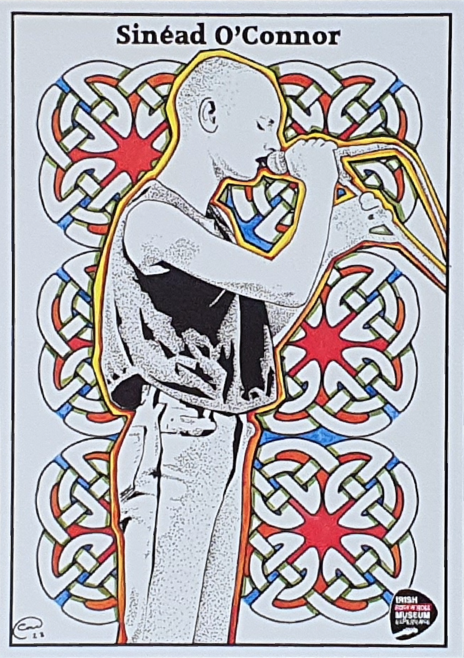 Sinead O'Connor Postcard