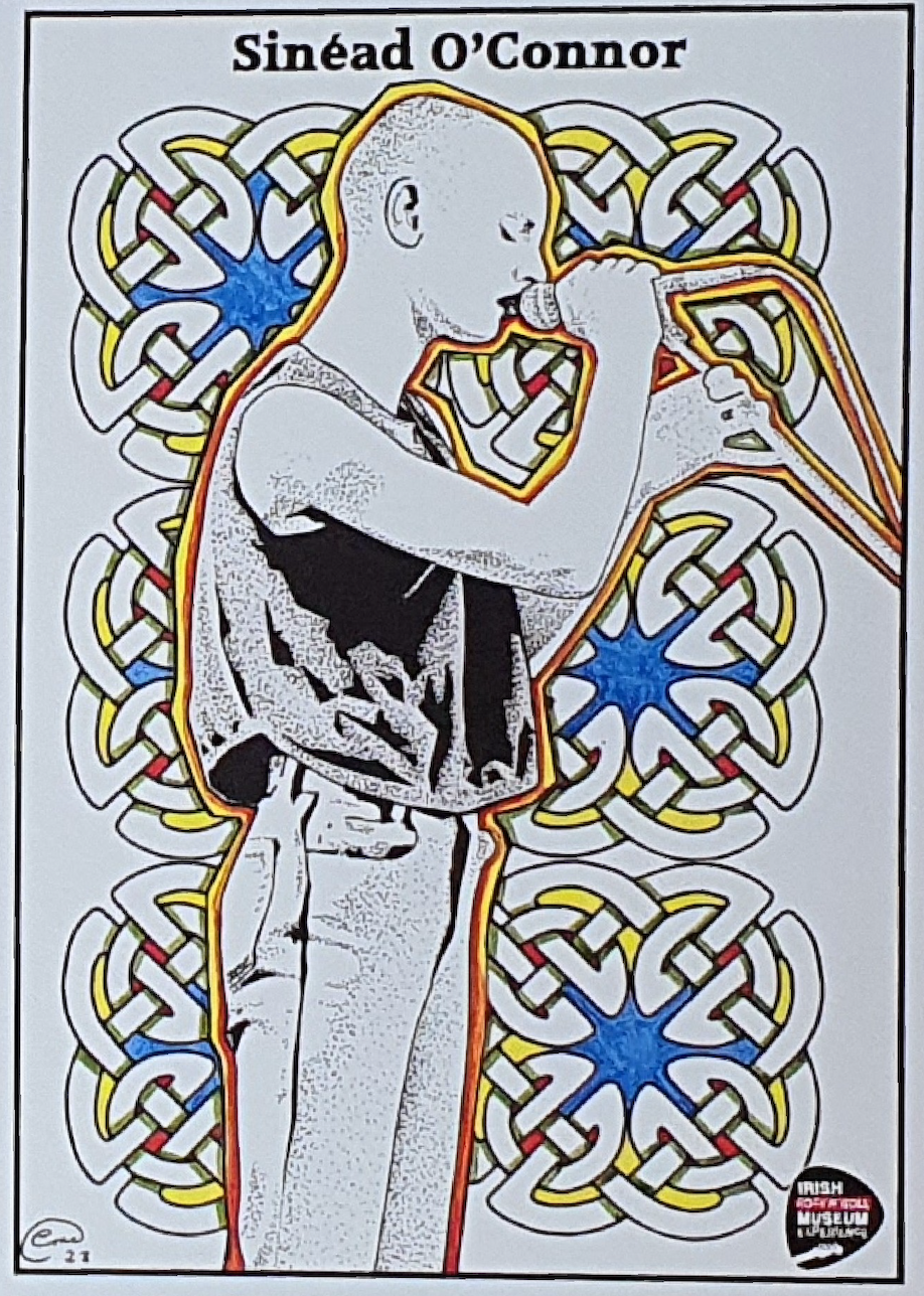 Sinead O'Connor Postcard