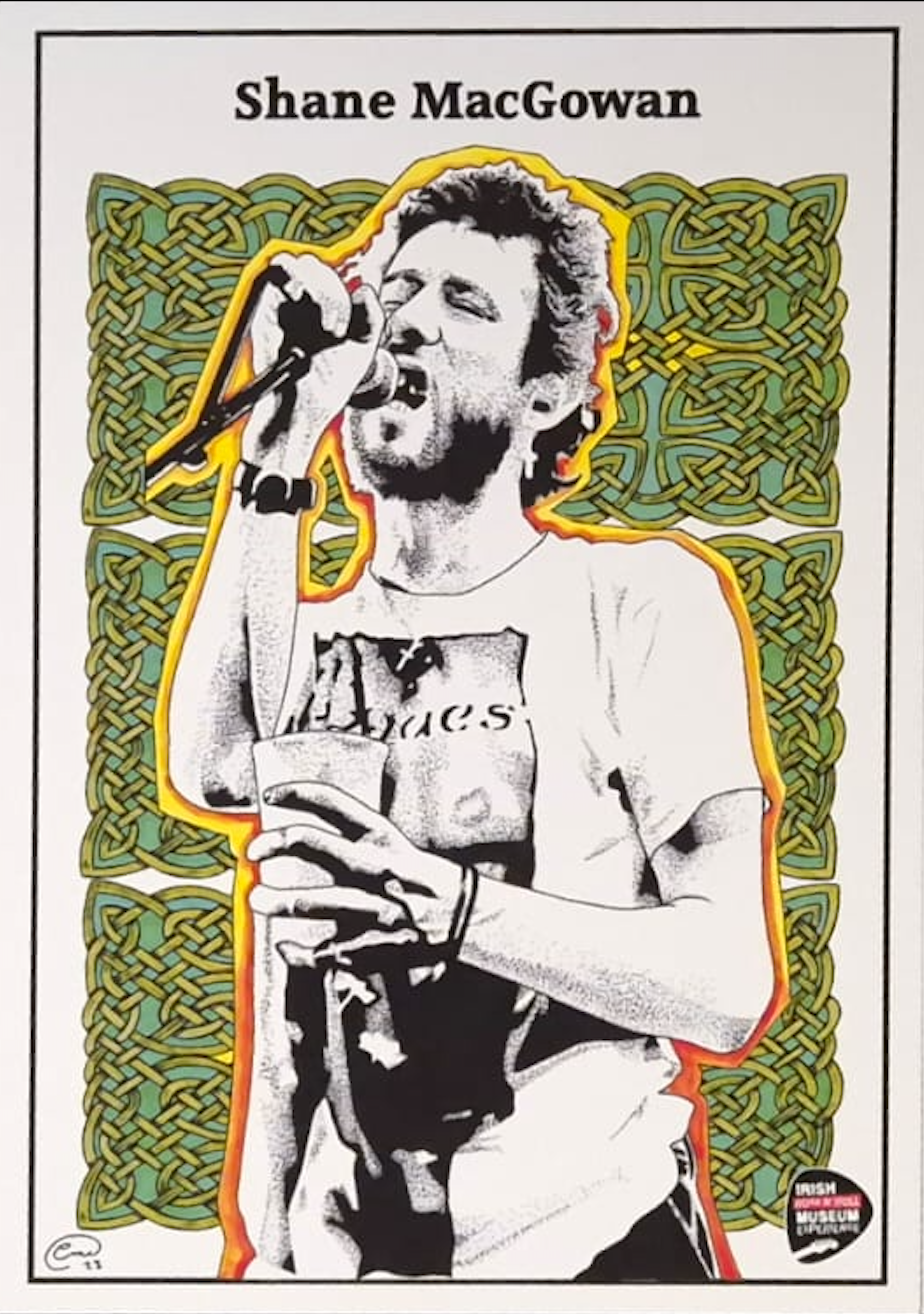 Shane MacGowan Postcard