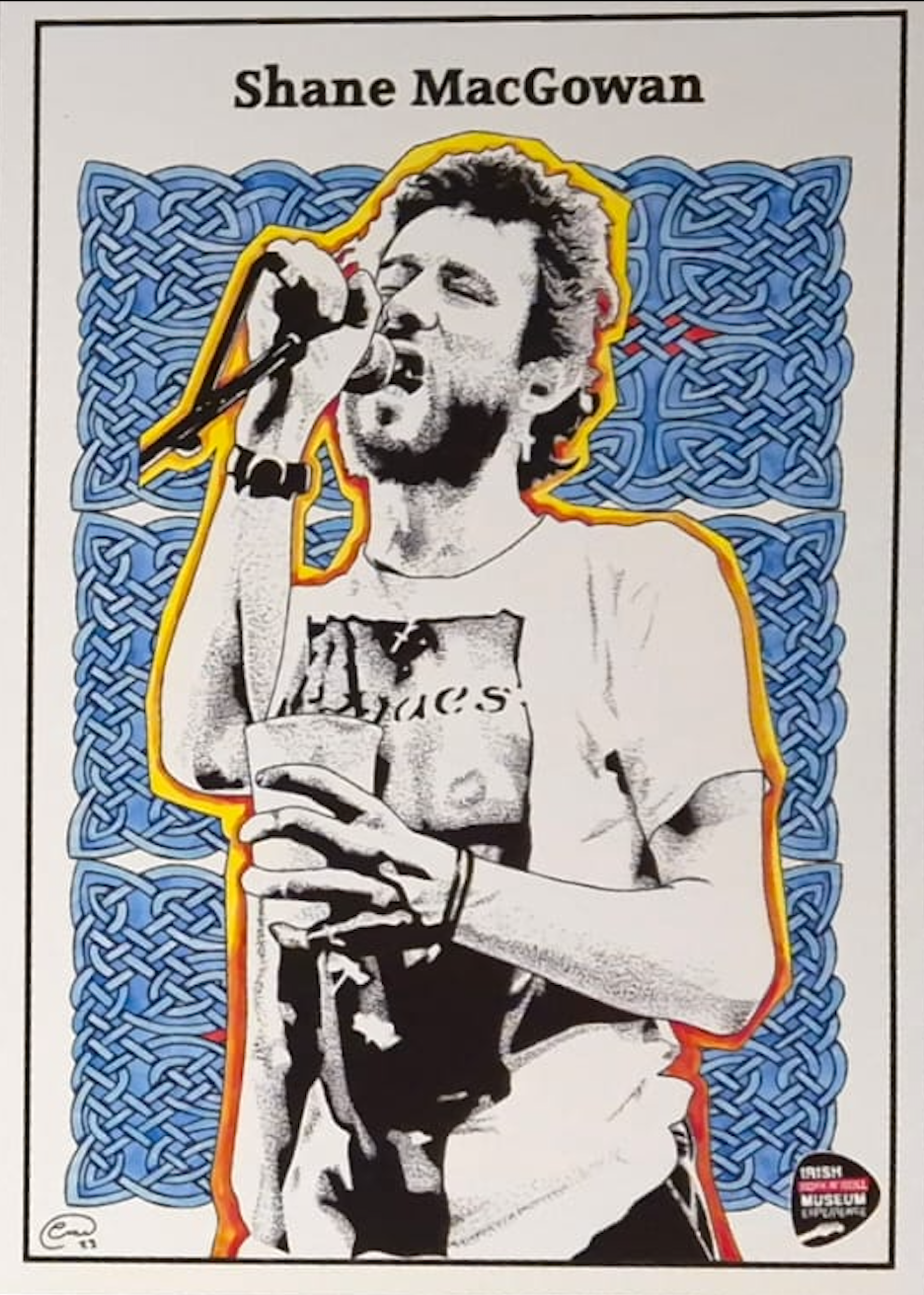 Shane MacGowan Postcard