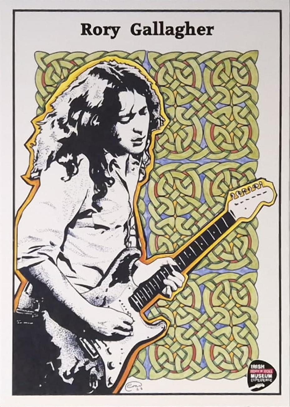 Rory Gallagher Postcard