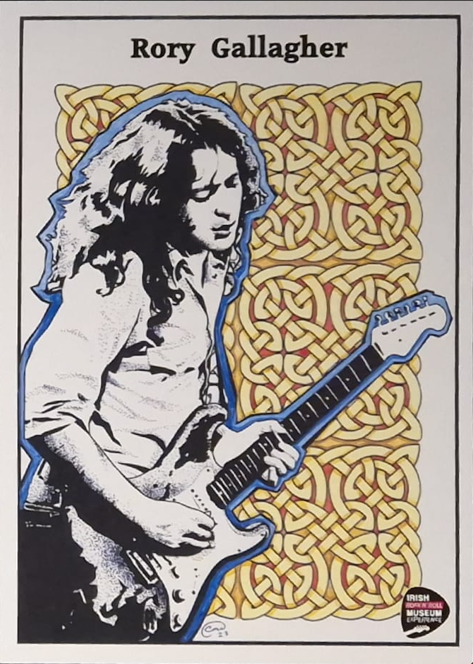 Rory Gallagher Postcard