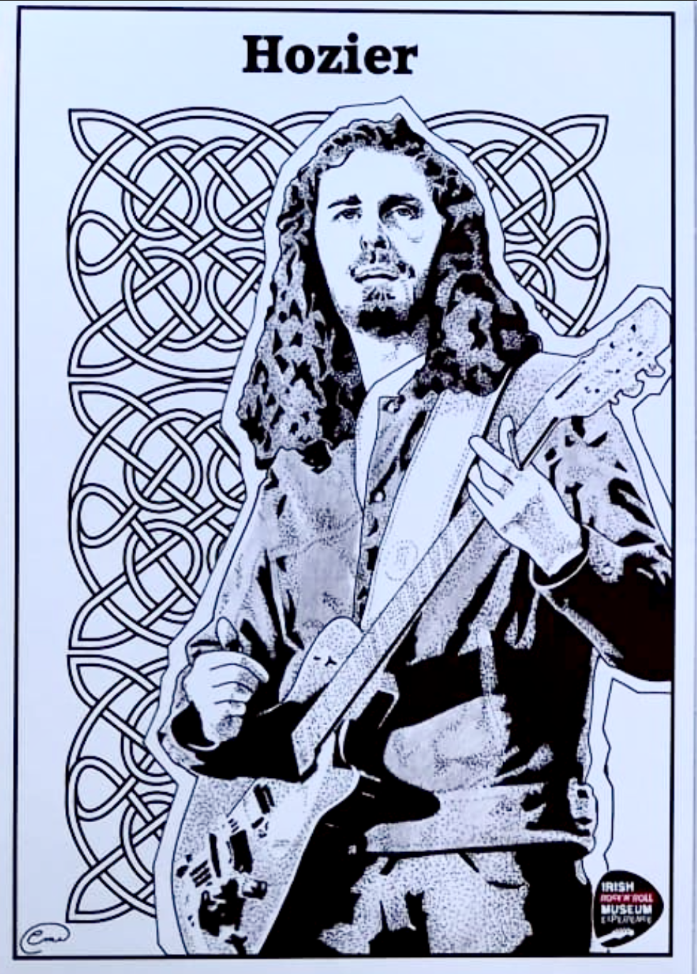 Hozier Postcard
