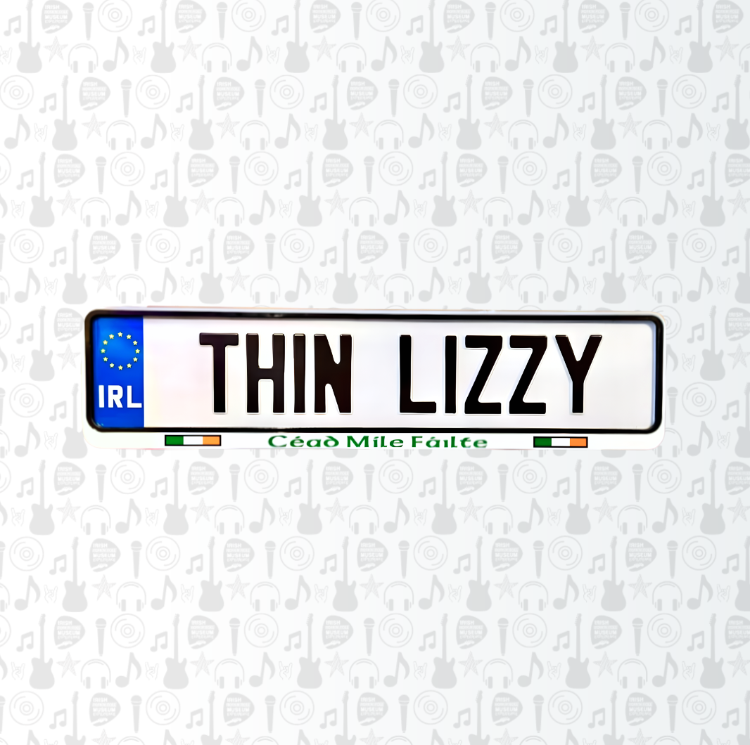 Thin Lizzy Car Reg Plate