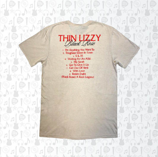 Thin Lizzy Black Rose T-shirt