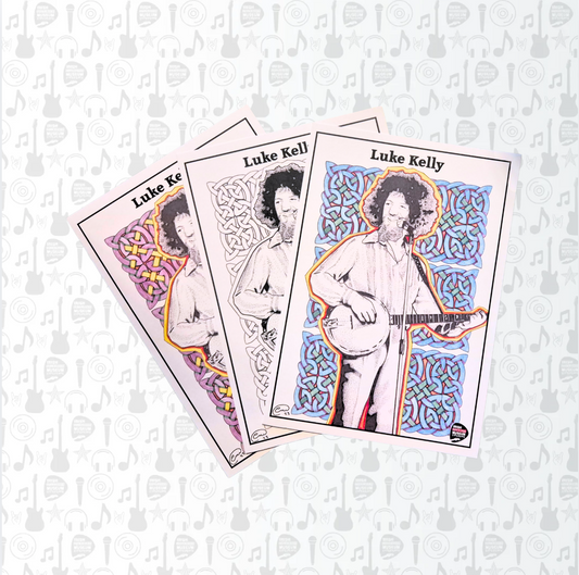 Luke Kelly Postcard