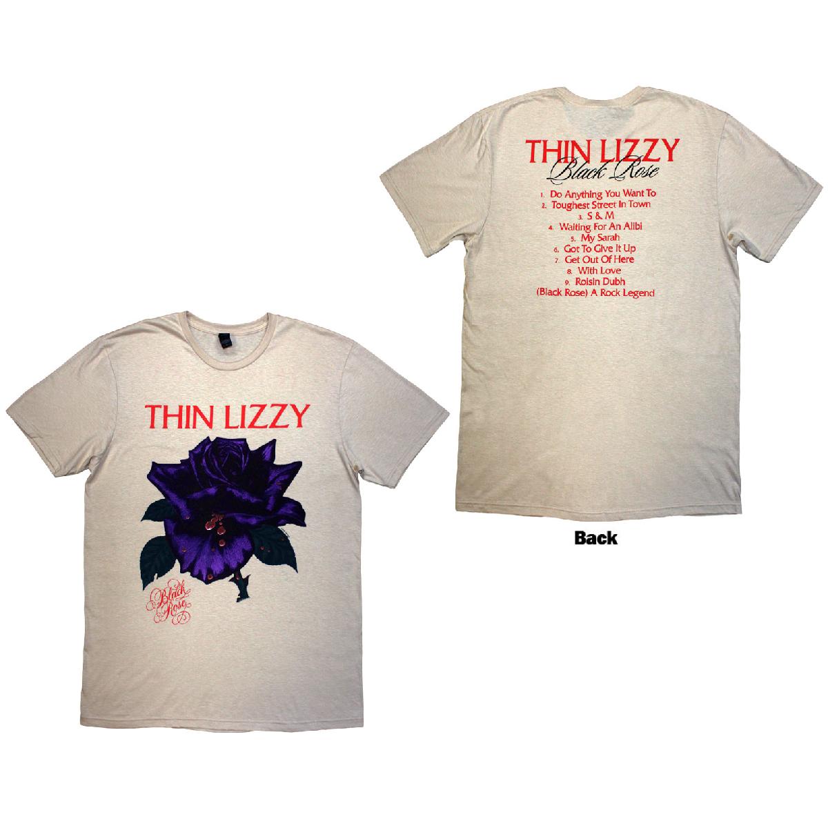 Thin Lizzy Black Rose Tshirt