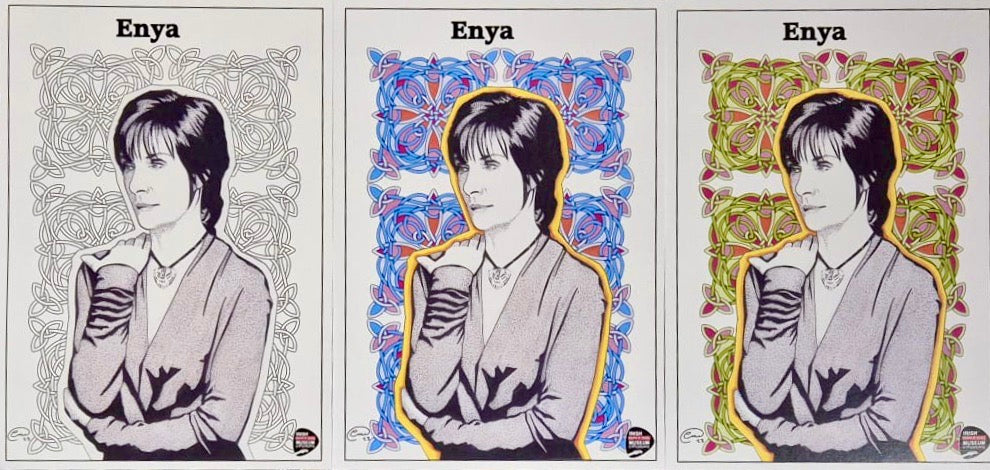 Enya Postcard