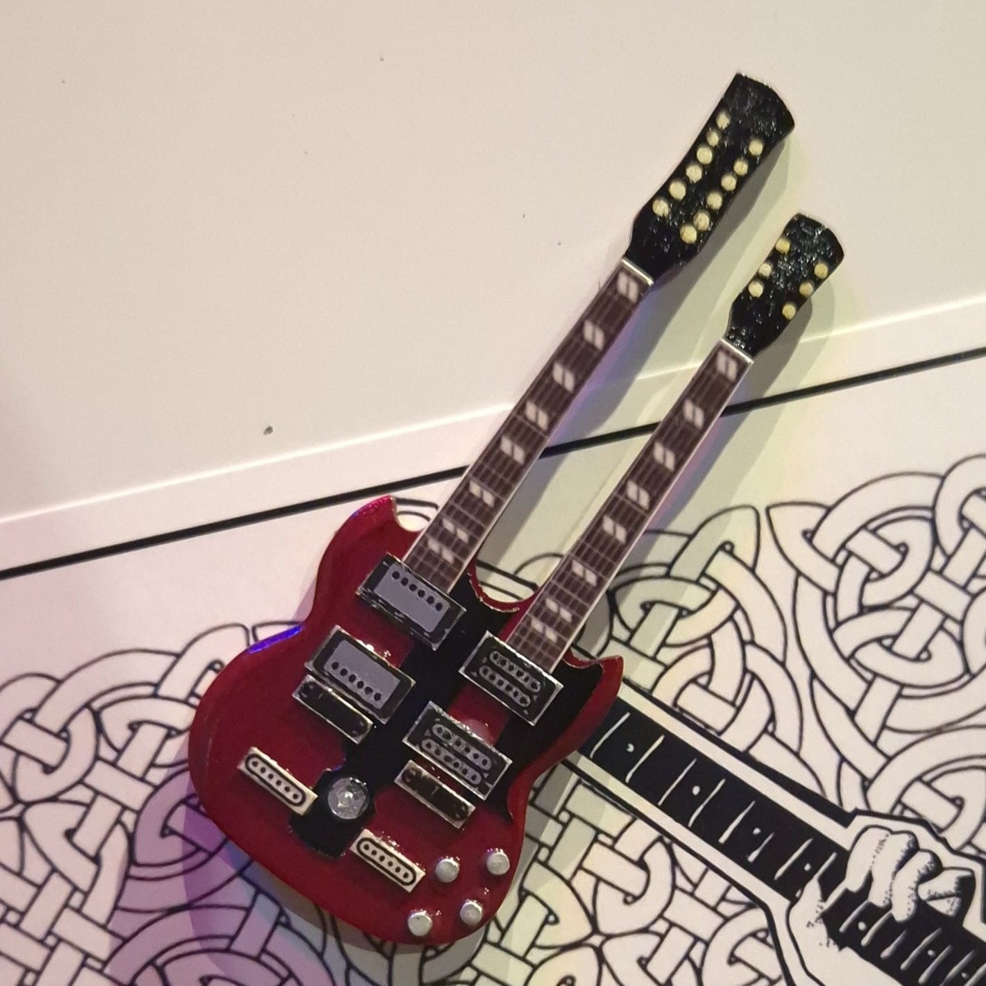 Gibson Double SG Guitar Magnet