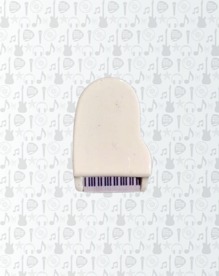 White Piano Magnet