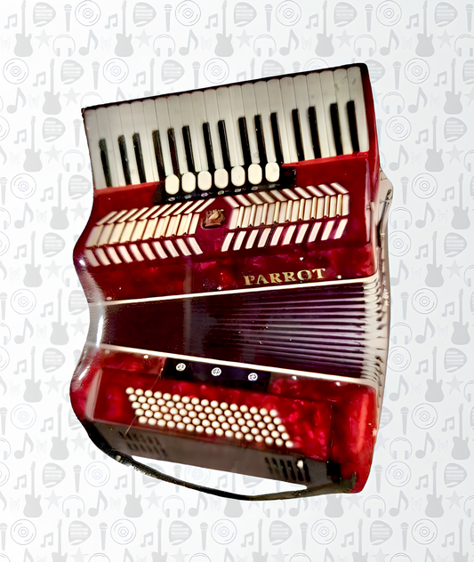 Red Accordion Magnet