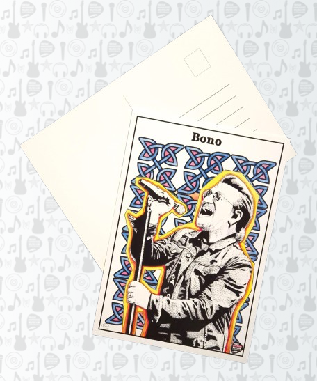 Bono Postcard