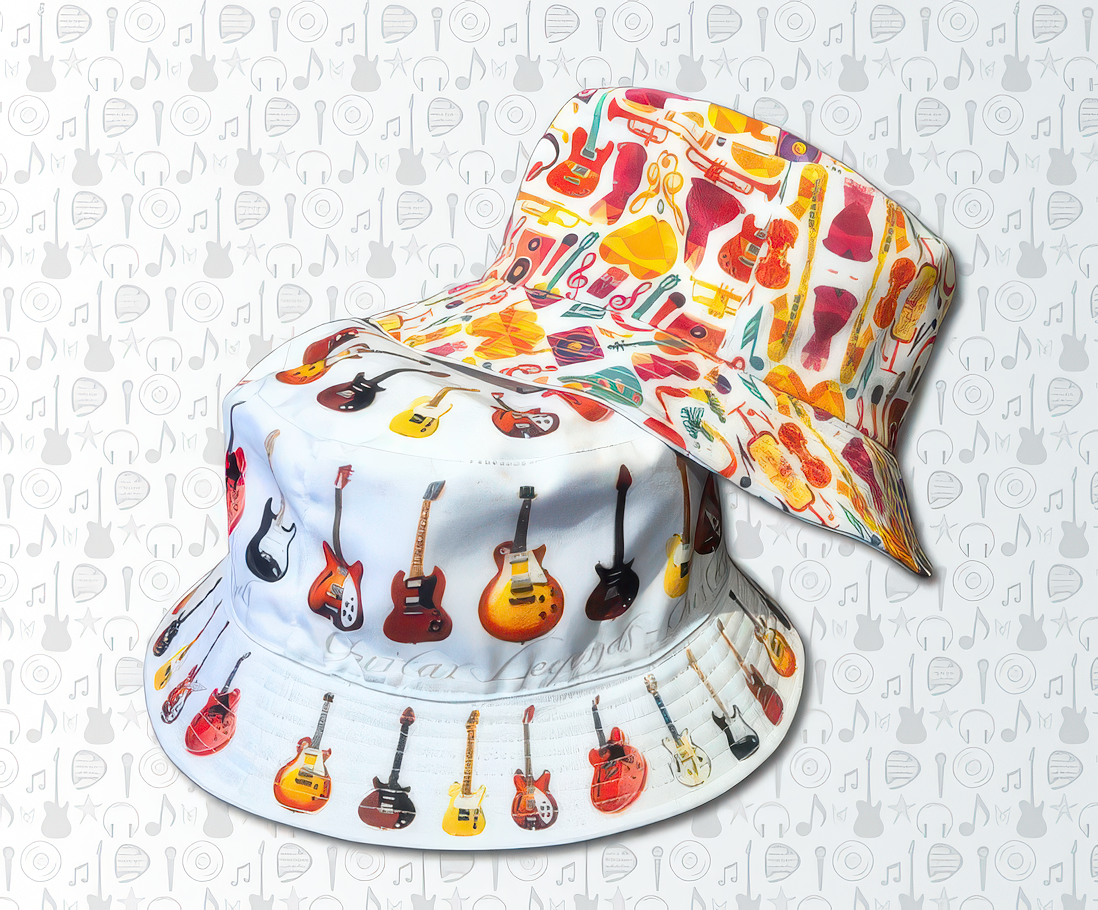 Reversable Music Bucket Hat