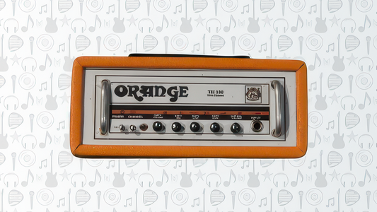Orange Amp Fridge Magnet