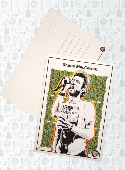 Shane MacGowan Postcard