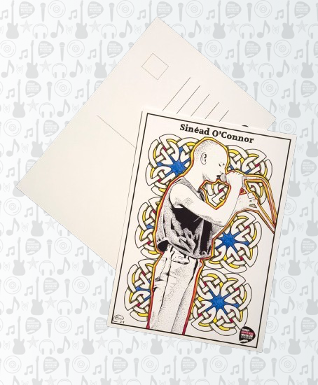 Sinead O'Connor Postcard