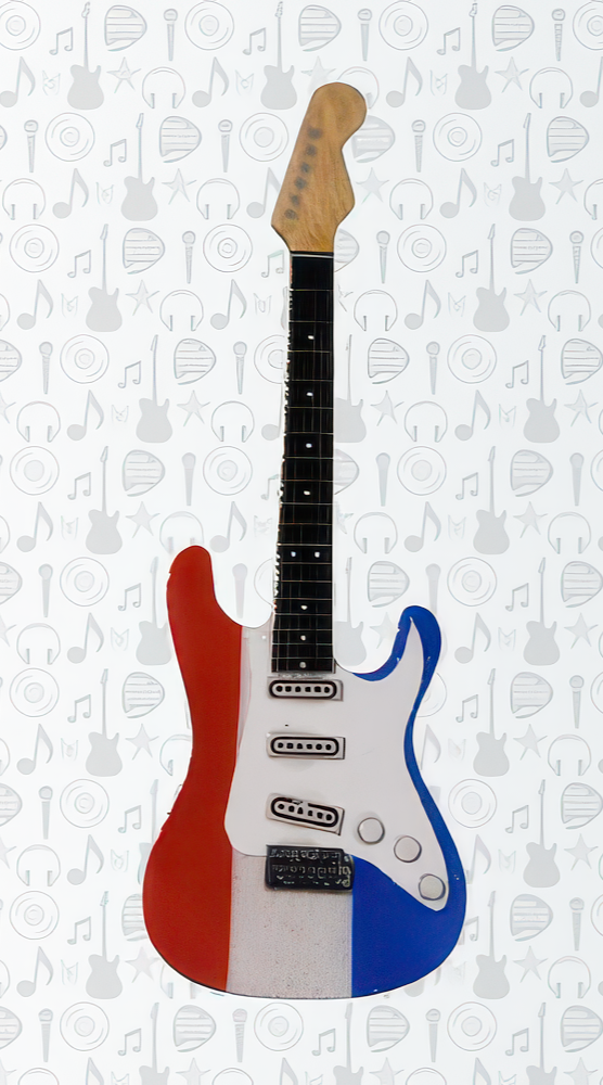 French Flag Stratocaster Magnet