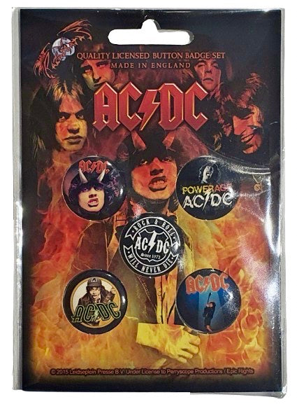 AC/DC Badge Pack