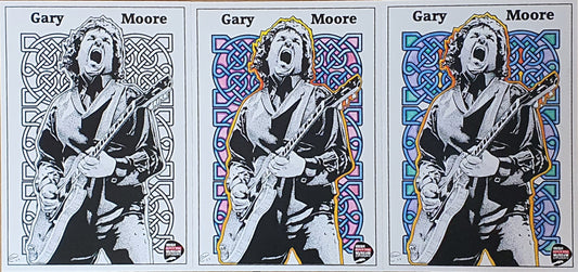 Gary Moore Postcard