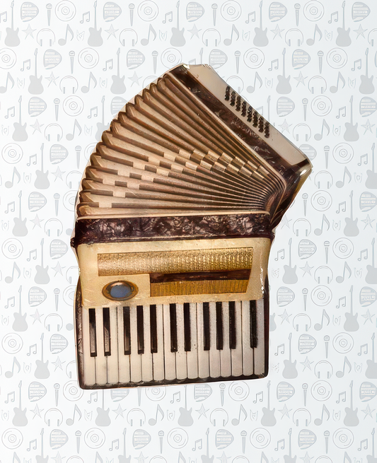 Yellow Accordion Magnet