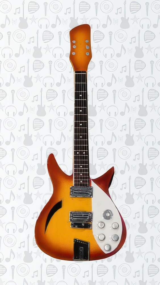 Orange Rickenbacker Magnet