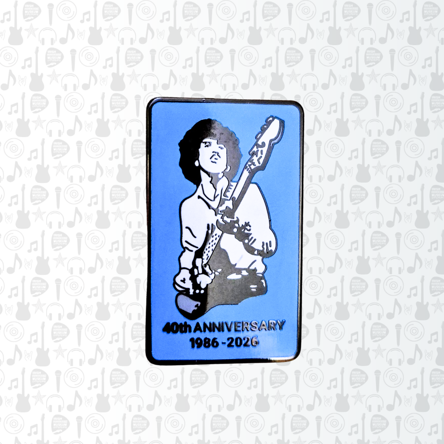 Phil Lynott 40th Anniversary Pin