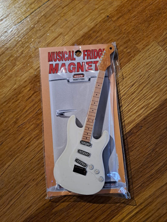 Cream Stratocaster Guitar Magnet