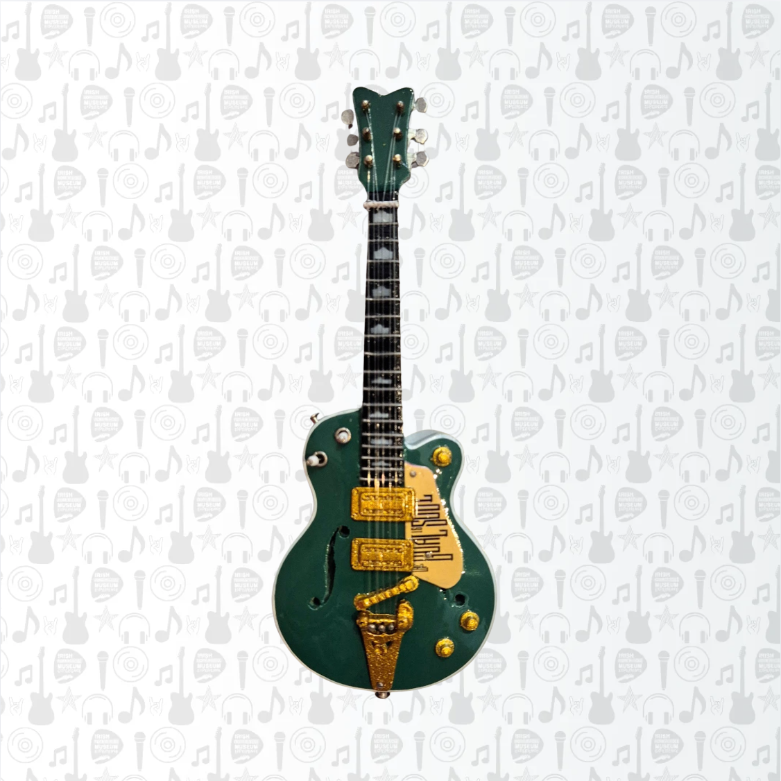 Bono Green Gretsch Mini Guitar