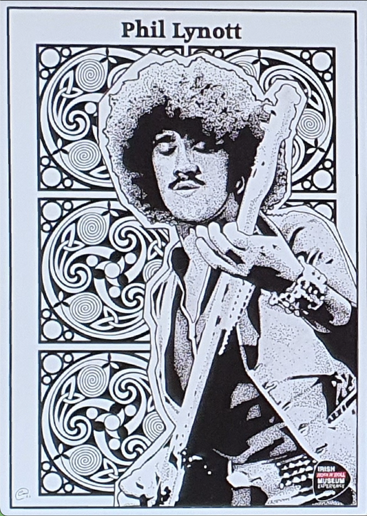 Phil Lynott Postcard