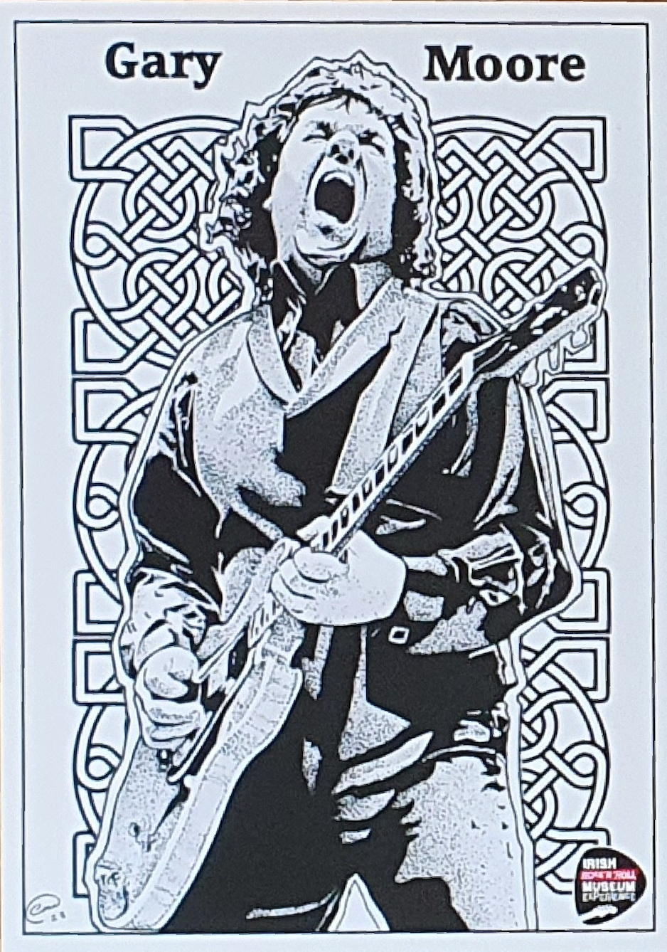 Gary Moore Postcard