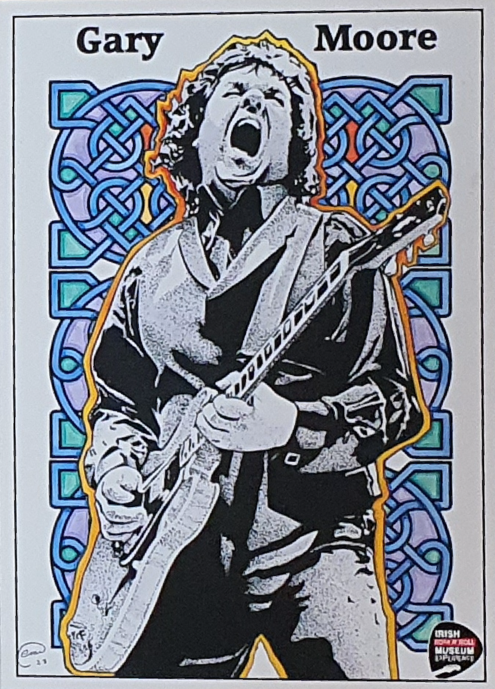 Gary Moore Postcard