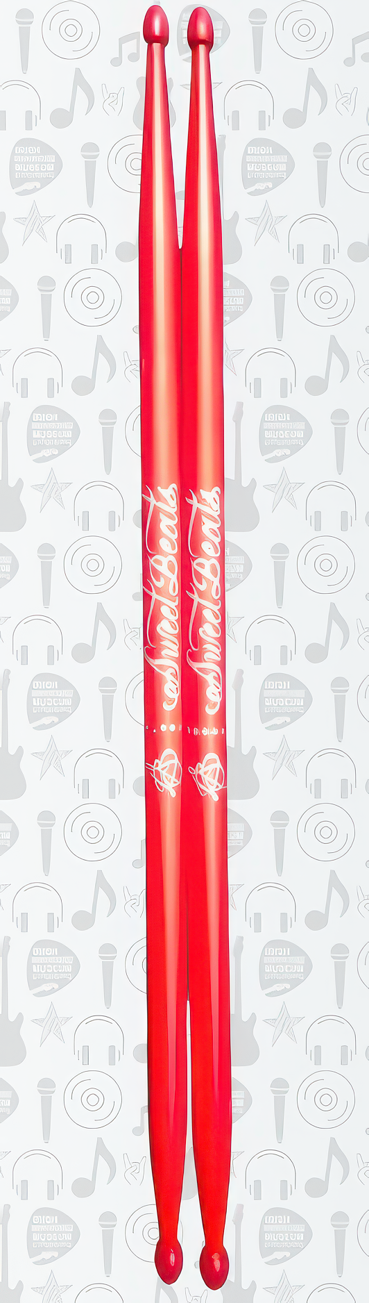 Sweet Beats Hot Rod Red Drum Sticks