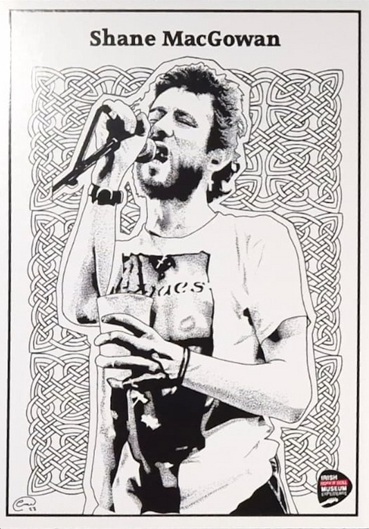 Shane MacGowan Postcard