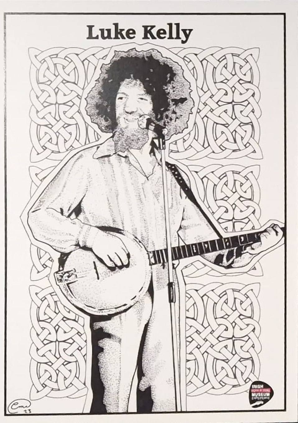 Luke Kelly Postcard