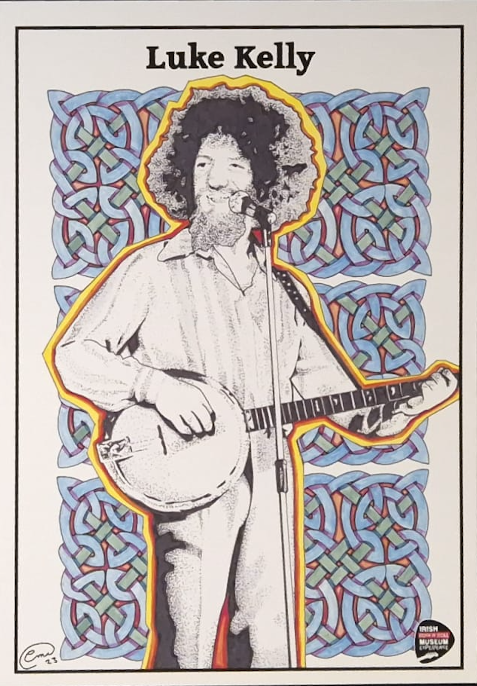 Luke Kelly Postcard