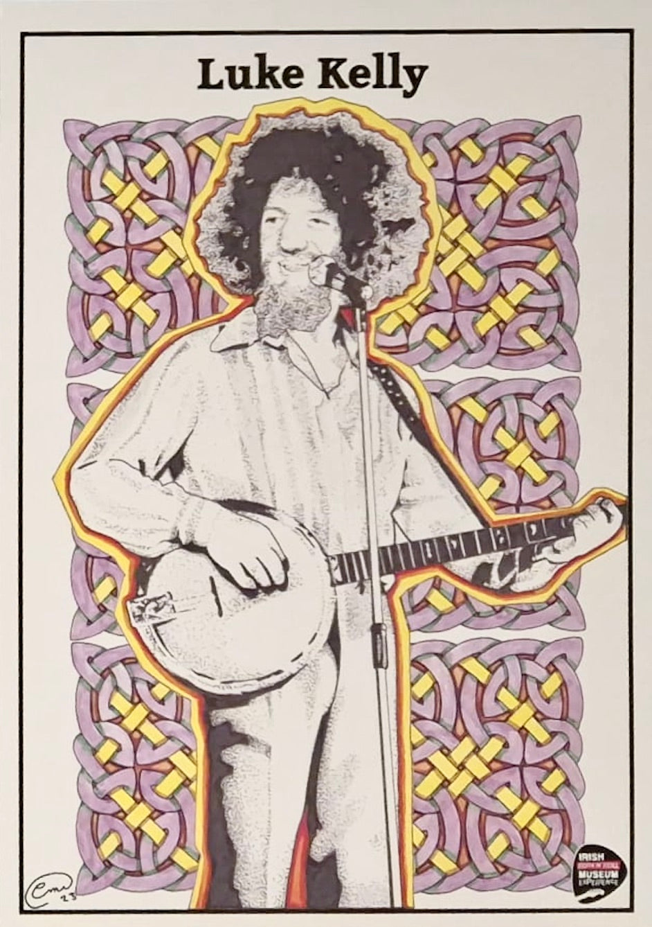 Luke Kelly Postcard