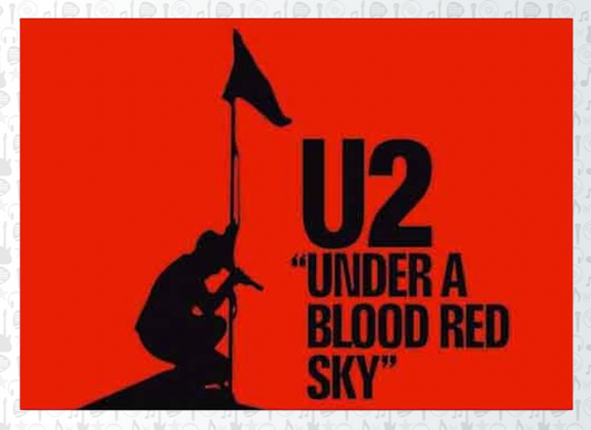 U2 Under A Blood Red Sky Postcard