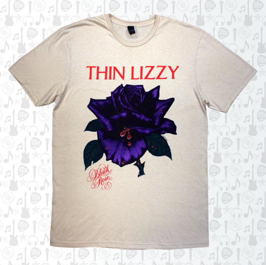 Thin Lizzy Black Rose T-shirt