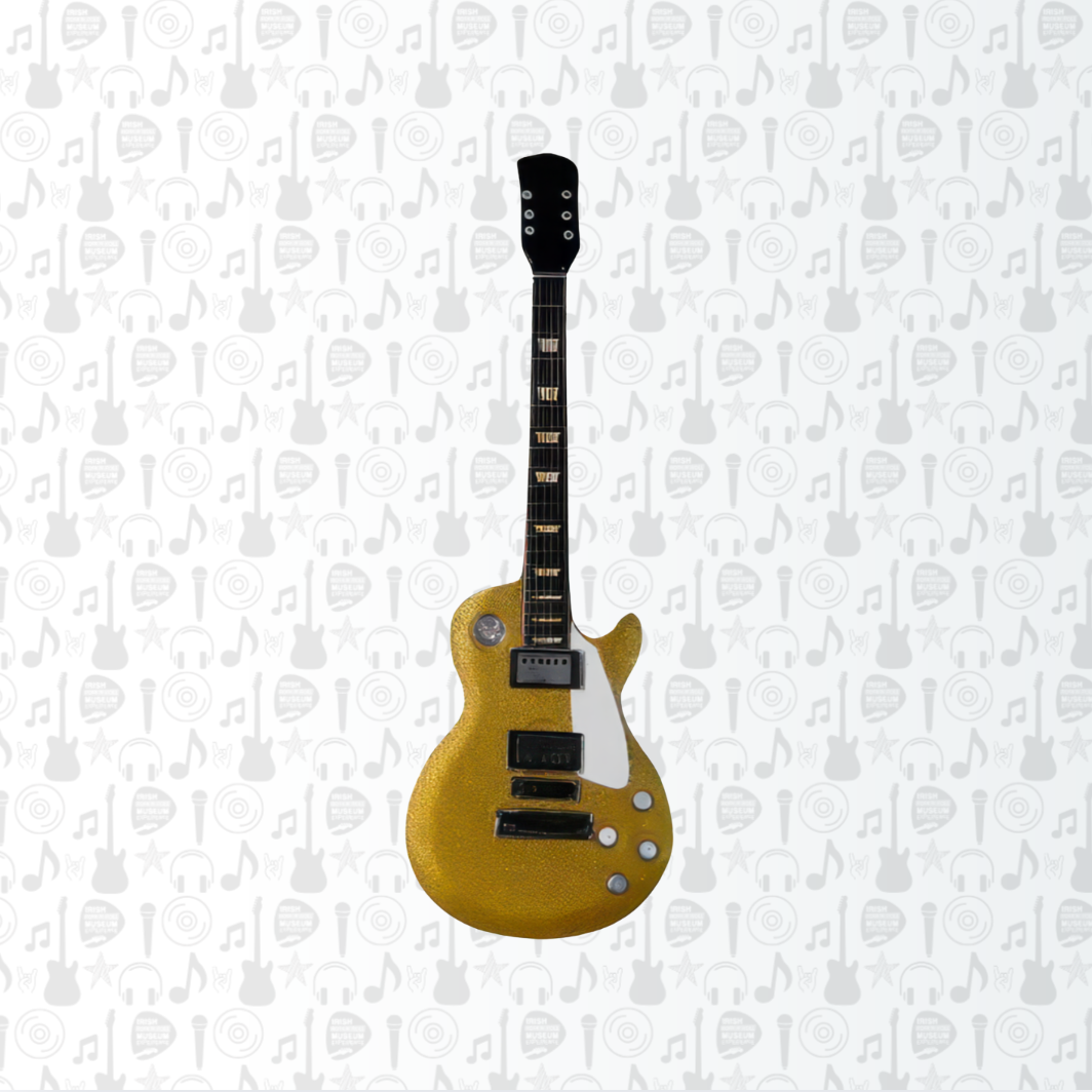 Gold Les Paul Fridge Magnet