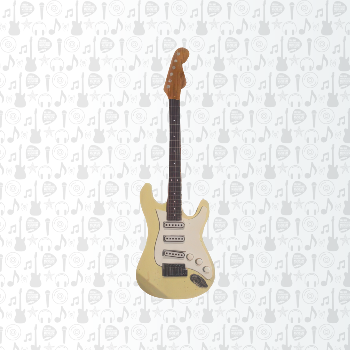 Cream Stratocaster Guitar Magnet