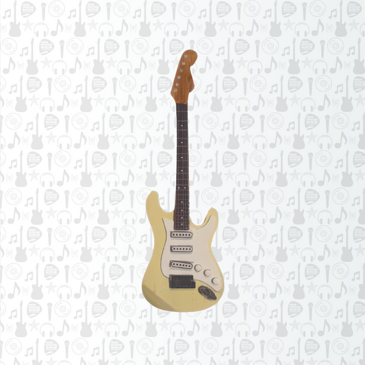Cream Stratocaster Guitar Magnet