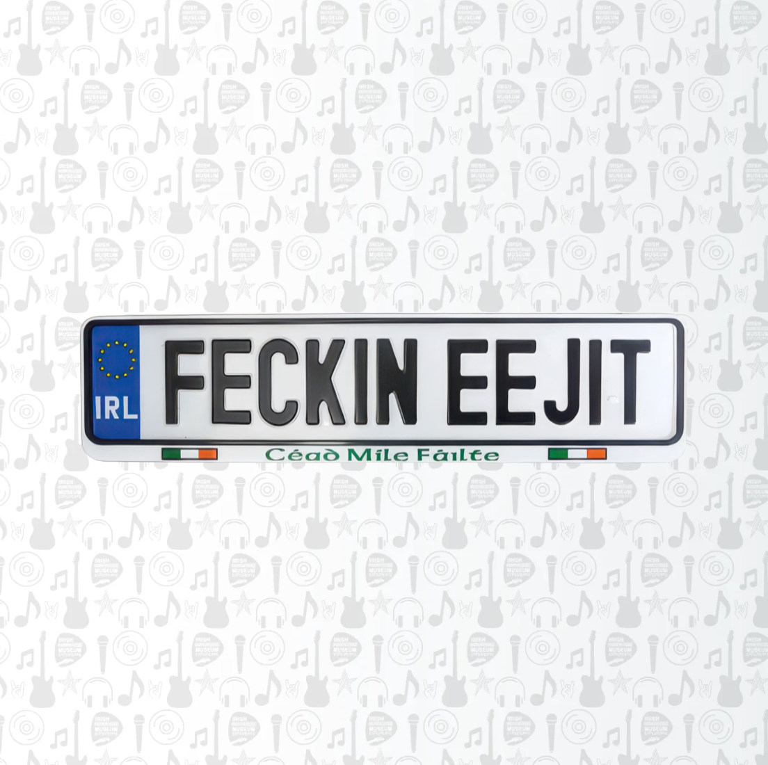 Feckin Eejit Car Reg Plate