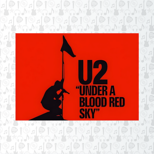 U2 Under A Blood Red Sky Postcard