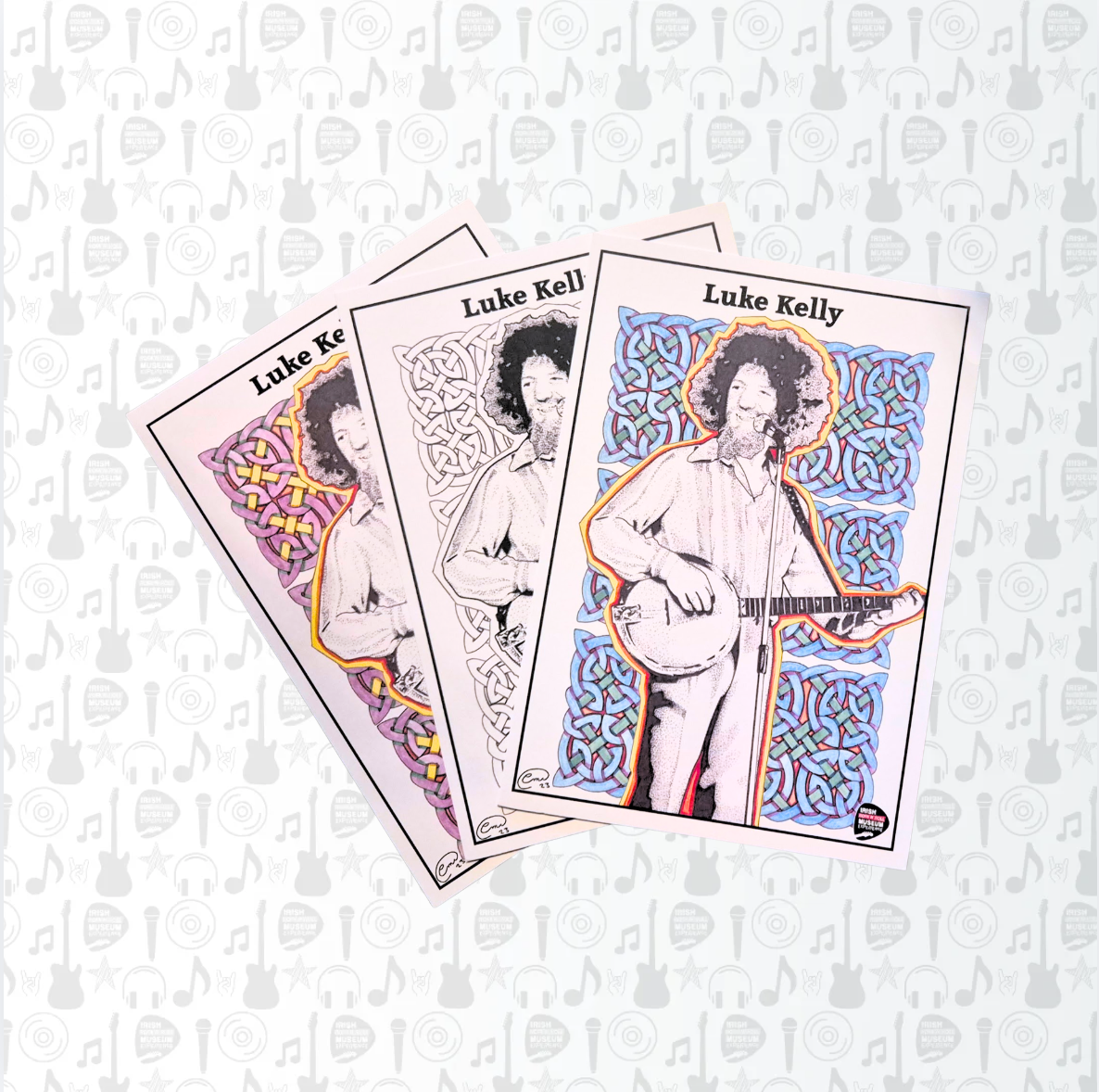 Luke Kelly Postcard