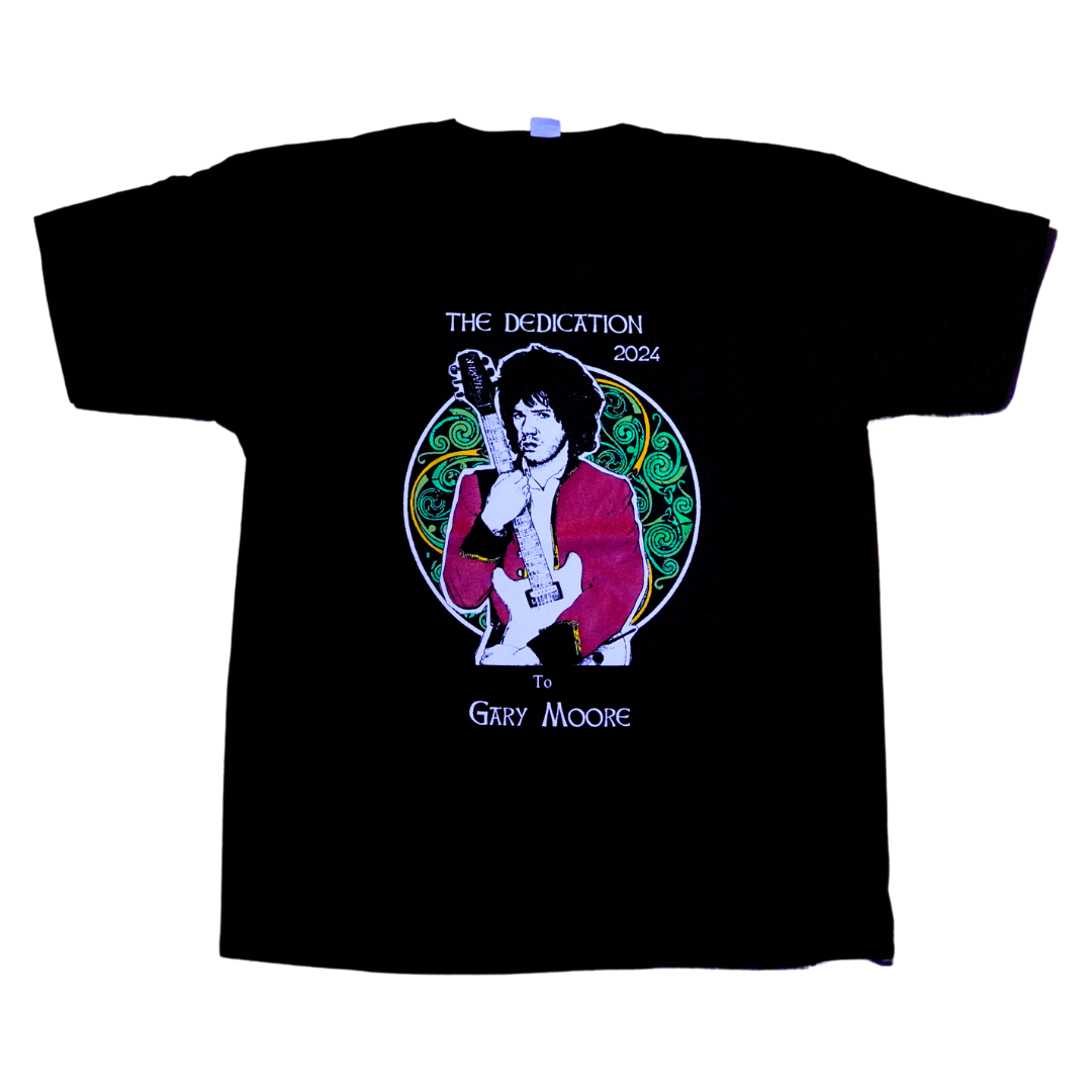 The Dedication 2024 Gary Moore Official Tshirt